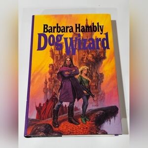 Dog Wizard by Barbara Hambly 1993 First Edition HCDJ Del Rey Fantasy BOOK
